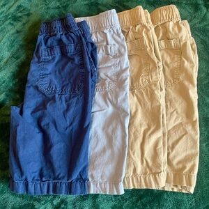The Children's Place Pull-On Shorts in Navy, Khaki, and Gray